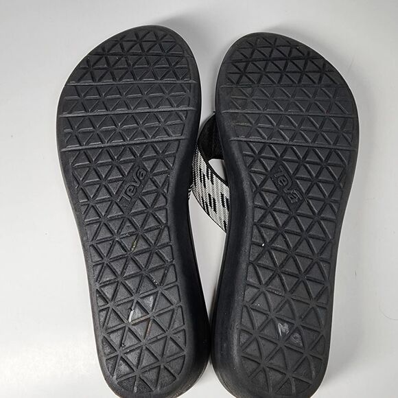 Teva Voya Wedge Thong Sandals Black and Gray‎ womens size 10 - Picture 8 of 9